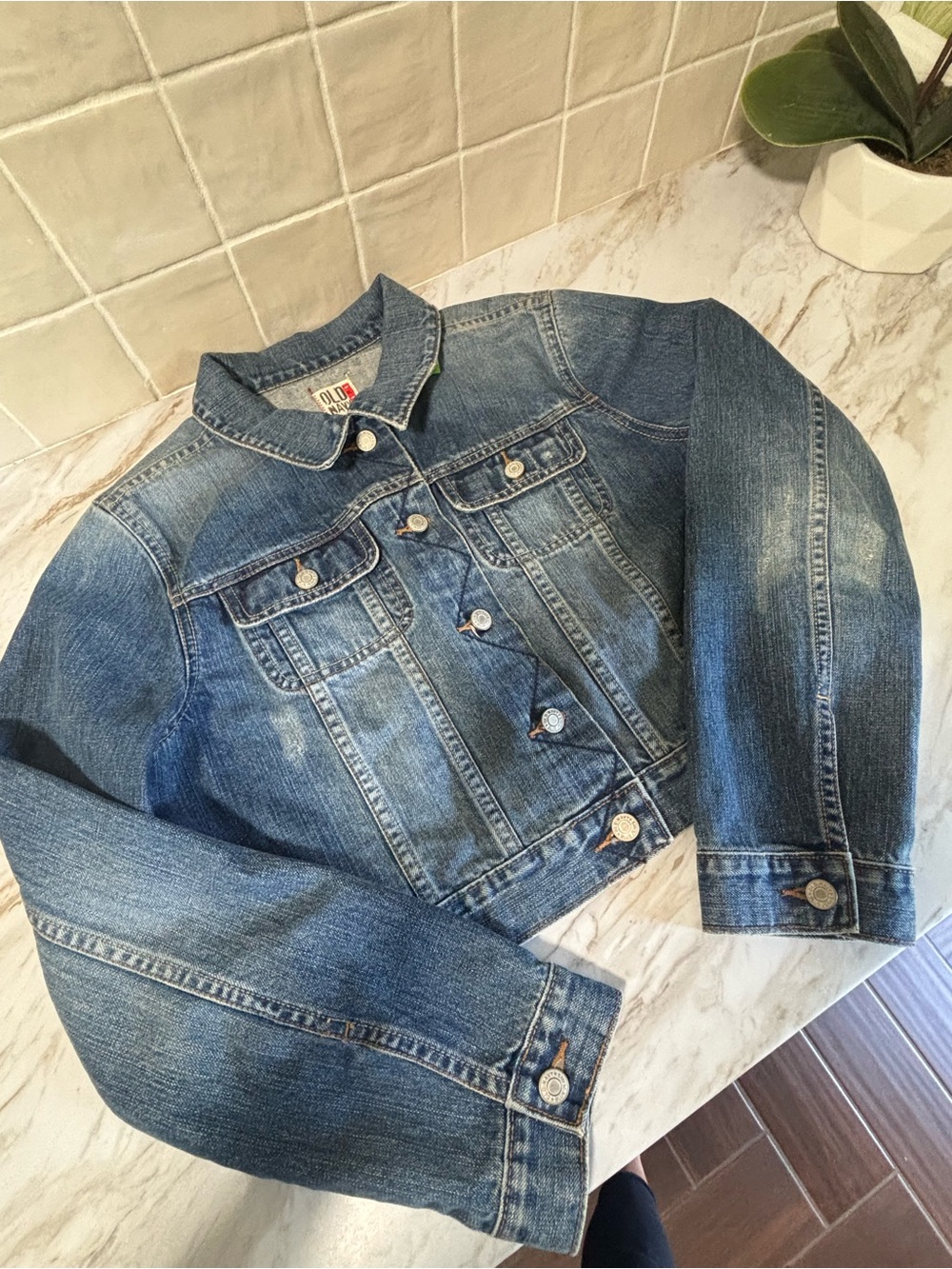 Y2K 2007 Old Navy Denim Jacket Womens Medium wash - Size XL